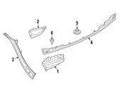 BMW Quarter Panel Gutter - Genuine BMW 63219465928