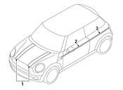 MINI Quarter Panel Decal - Genuine MINI 51147352959