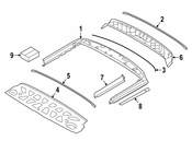 Mini Convertible Top Cover Release Cable - Genuine Mini 54347364807