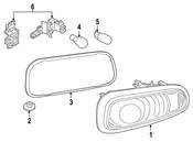 Mini Tail Light Gasket - Genuine Mini 63217447488