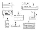 Mini Emission Label - Genuine Mini 71228483301