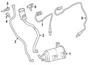 BMW Emission Check Valve - Genuine BMW 16138744983