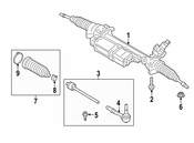 BMW Steering Tie Rod End - Genuine BMW 32107884796
