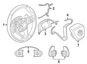 BMW Steering Wheel Trim - Genuine BMW 32306871550