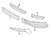 BMW Bumper Impact Strip - Genuine BMW 51117415596