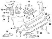 BMW Bumper Trim - Genuine BMW 51128092132