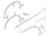 BMW Fender Molding - Genuine BMW 51138098094