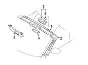 BMW Sun Visor - Genuine BMW 51167153231