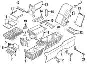 BMW Console Panel - Genuine BMW 51167951014