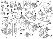 BMW Auto Trans Shift Cover Plate - Genuine BMW 51168072972