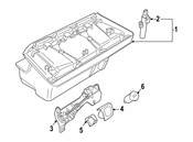 BMW Glove Box Handle - Genuine BMW 51169284991