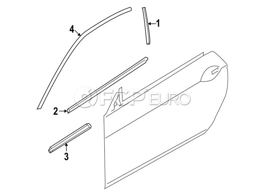 BMW Door Molding - Genuine BMW 51337482754 | FCP Euro