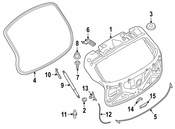 BMW Hatch Seal - Genuine BMW 51767423835