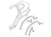 BMW Fender Flare - Genuine BMW 51777181674
