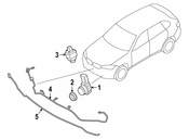 BMW Parking Aid System Wiring Harness - Genuine BMW 61129351005