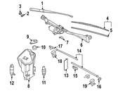 BMW Windshield Wiper Blade - Genuine BMW 61617198671