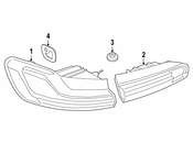BMW Tail Light Gasket - Genuine BMW 63219477865