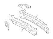 MINI Bumper Impact Bar Bracket - Genuine MINI 41009805633