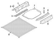 Mini Liftgate Trim Scuff Plate - Genuine Mini 51477360757