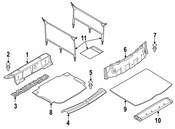 Mini Liftgate Trim Scuff Plate - Genuine Mini 51477380663