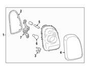 Mini Tail Light Bezel - Genuine Mini 51712414989