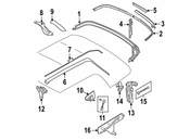 Mini Convertible Top Latch - Genuine Mini 54347162752