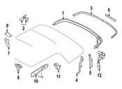 Mini Convertible Top Latch - Genuine Mini 54347364820