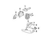 Mini Steering Column Switch Housing - Genuine Mini 61311073584