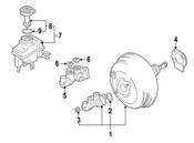 BMW Brake Master Cylinder - Genuine BMW 34316754880