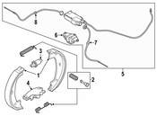 BMW Parking Brake Actuator - Genuine BMW 34436874220