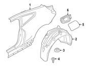 BMW Fuel Filler Door - Genuine BMW 41008075051