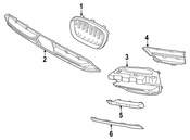 BMW Bumper Impact Strip - Genuine BMW 51117421483