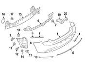 BMW Bumper Trim - Genuine BMW 51127314358
