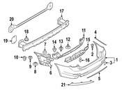 BMW Bumper Trim - Genuine BMW 51127389971