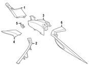 BMW Seat Belt Bolt Cover Cap - Genuine BMW 51479871122