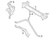 BMW Radiator Support Side Panel - Genuine BMW 51717022967