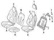 BMW Seat Back Recliner Adjustment Mechanism - Genuine BMW 52107455539
