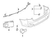 BMW Parking Aid System Wiring Harness - Genuine BMW 61125A059C9