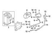 BMW AC Refrigerant Discharge Hose - Genuine BMW 64539321595