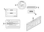 Mini Emission Label - Genuine Mini 71227581807