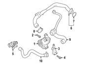 BMW Engine Coolant Pipe - Genuine BMW 11537649300