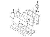 BMW Seat Armrest Cover - Genuine BMW 52208255065