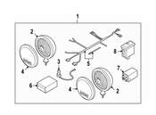 Mini Fog Light Bracket - Genuine Mini 63120137304