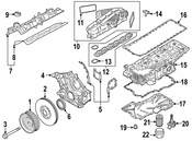 BMW Engine Valve Cover - Genuine BMW 11128634952