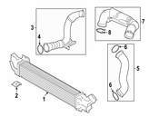 BMW Turbocharger Intercooler Pipe - Genuine BMW 13718693166