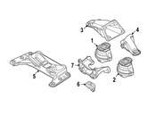 BMW Manual Trans Mount Bracket - Genuine BMW 22326769879