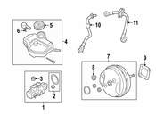 BMW Power Brake Booster - Genuine BMW 34336873444