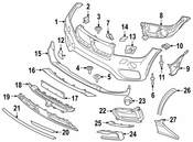 BMW Bumper Cover Stay - Genuine BMW 51117352236