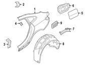 BMW Fender Flare - Genuine BMW 51127933581
