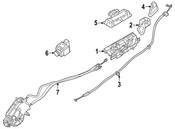 BMW Trunk Lock Actuator Motor - Genuine BMW 51247430626